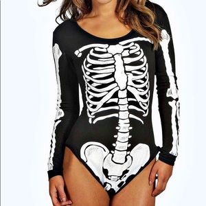 Skeleton bodysuit